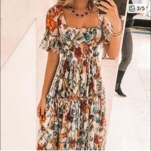 Lucy Buffy Elegant Maxi Dress Large